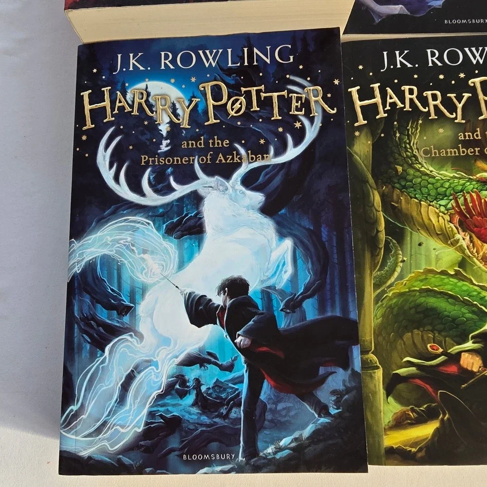 🆕️ NWOT - J K Rowling Harry Potter Books 1, 2, 3 and‎ 5 Paperback Set - Picture 2 of 14